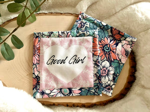 “Good Girl” Mug Rug