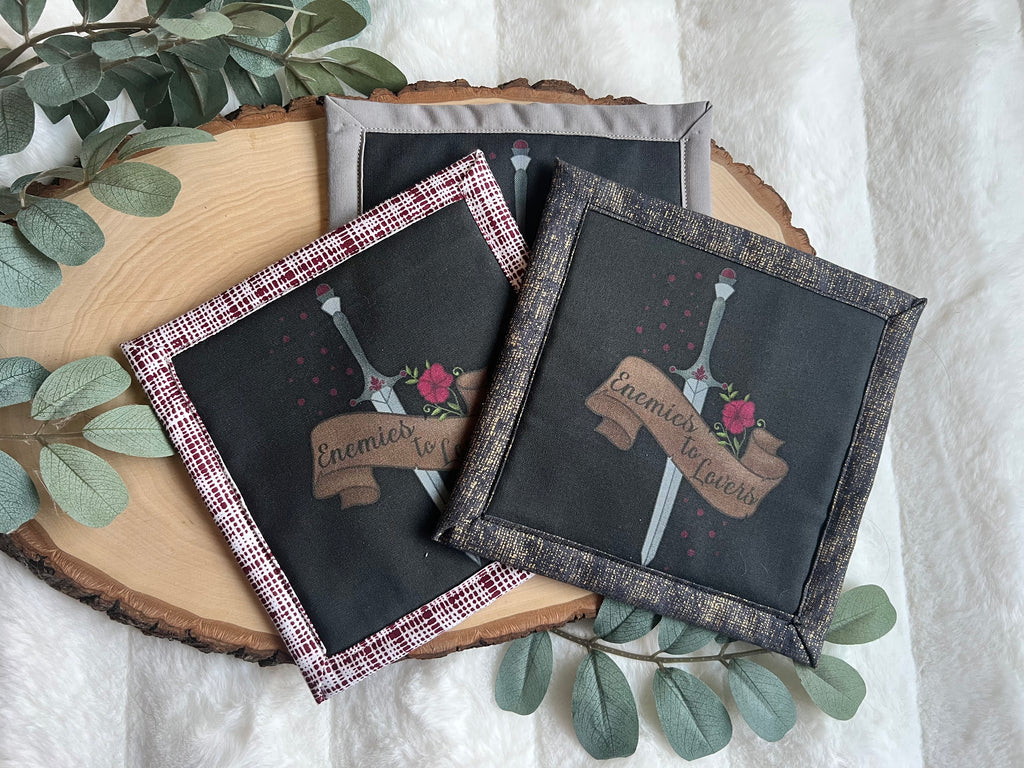 "Enemies to Lovers"  Mug Rug