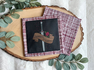 "Enemies to Lovers"  Mug Rug