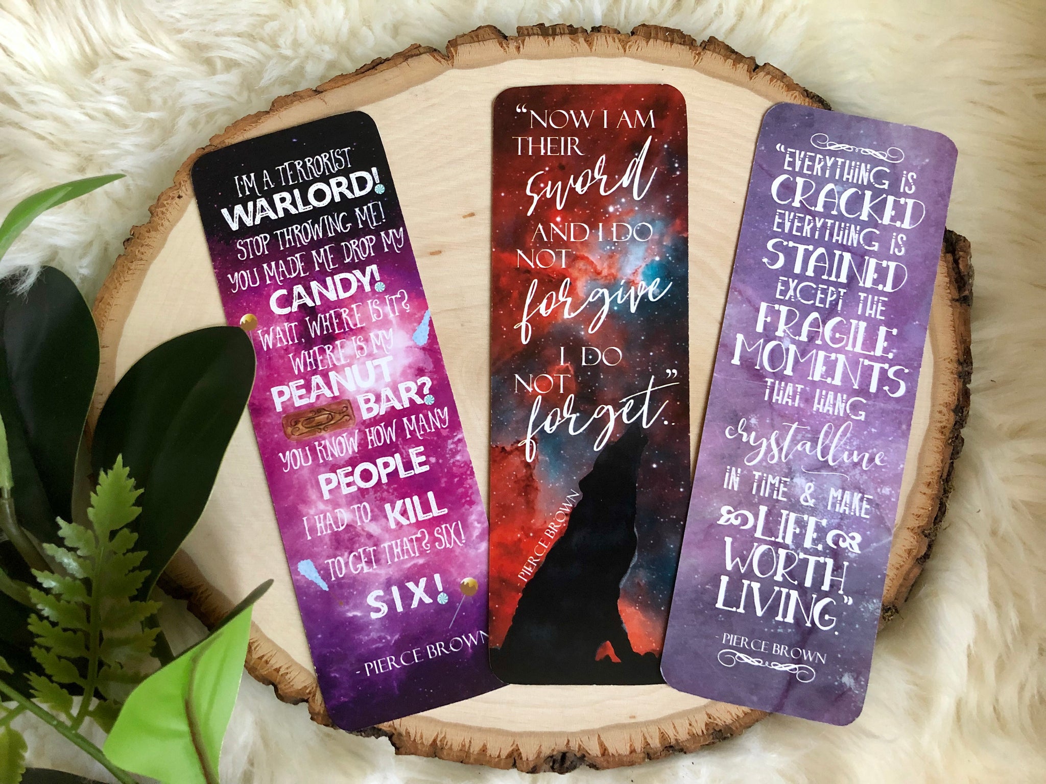 “Red Rising" Double Sided Bookmarks