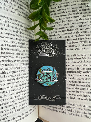 "In my heart I am as wild as the ocean." To Kill a Kingdom - Teacup Collection - Hard Enamel Pin