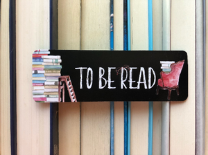 "To Be Read" Double Sided Bookmark